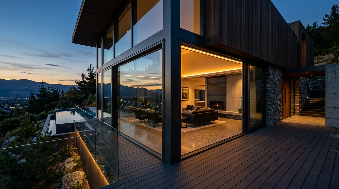 Luxury Architectural Space with Custom Aluminium Fabrication